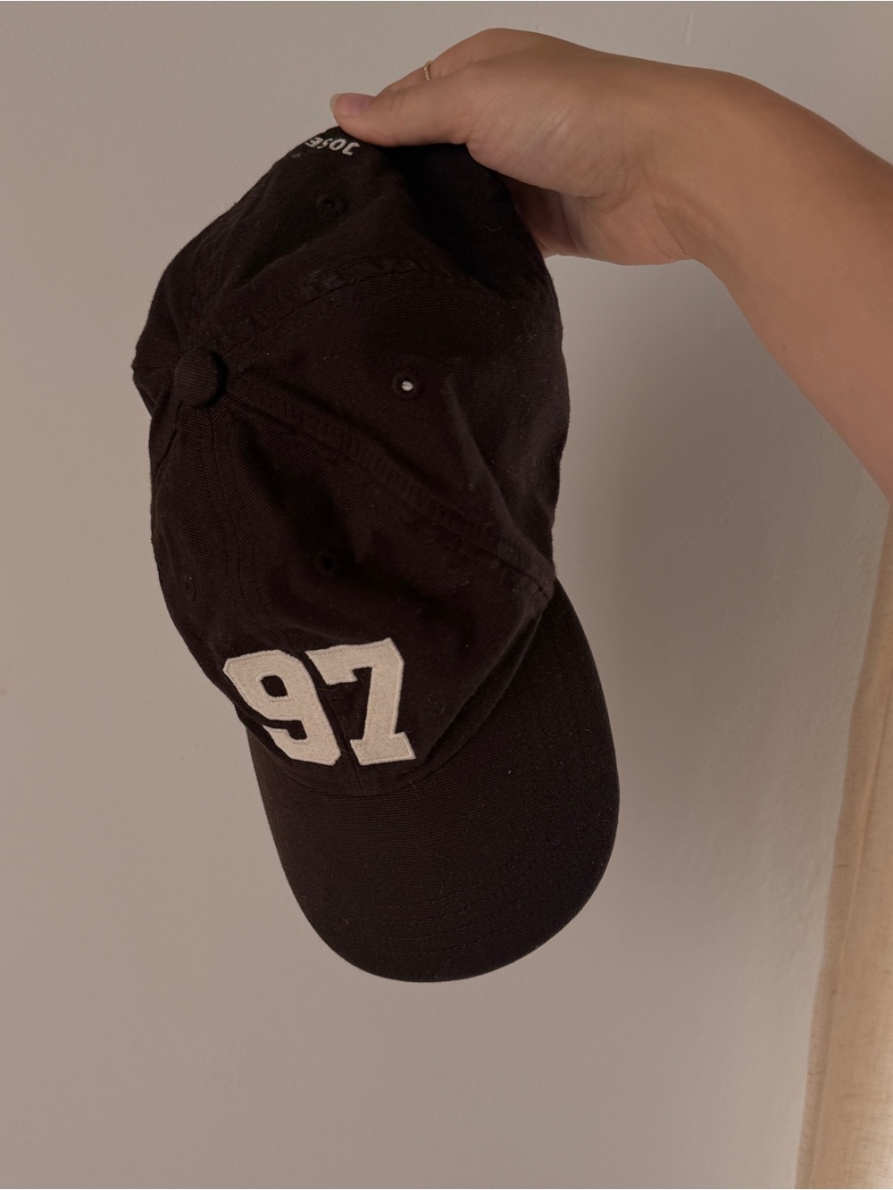 Black '97 Embroidered Baseball Cap - Joseph Atelier